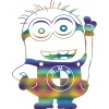 Sticker Auto BMW Minion Amuzant StickitMag.ro, Tuning Exterior, Autocolant Masina, Rezistent Intemperii