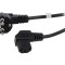 Cablu CEE 7/7 ştecăr unghi 90&deg; IEC C13 mamă 2m PVC