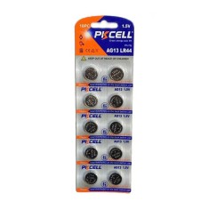 Set 10 baterii alkaline PKCELL AG13 LR44 1.5V (613)