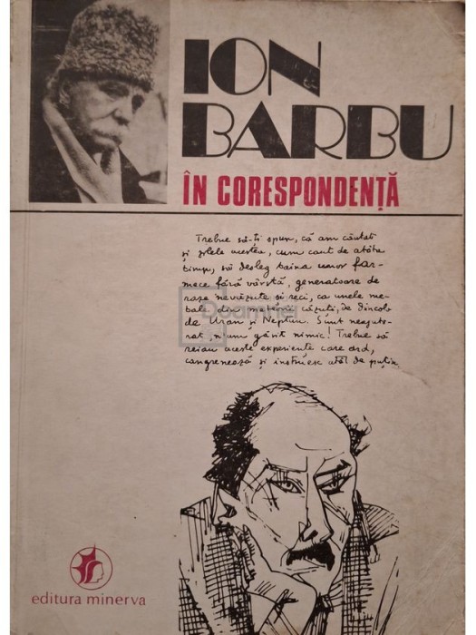 Ion Barbu - In corespondenta, vol. 1 (Editia: 1982)
