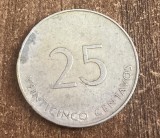 C50 - Moneda foarte veche - Cuba - 25 centavos - 1988, America Centrala si de Sud