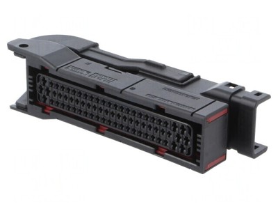 Conector Auto Negru Mufă Mamă 70 PIN pe Cablu foto