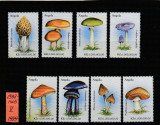 Angola 1999-Flora,Ciuperci,serie II,6 val, dantelate,MNH,Mi.1398-1405