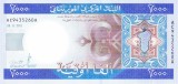 Bancnota Mauritania 2.000 Ouguiya 2011 - P20 UNC