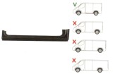 Prag Mercedes Sprinter 2524 07.202017, VW Crafter 12.2017, partea Dreapta sub usa culisanta, lungime 1310mm, pentru Modelul Scurt cu spatiu de