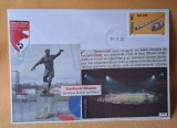 Istoria fotbalului - Suporter - fan zone - echipa de fotbal DINAMO Bucuresti, stadionul Dinamo, plic, intreg postal