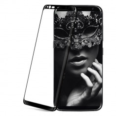 Folie Sticla Securizata Protectie Ecran 3D Securizata telefon Samsung S8 ofera protectie Ultrasubtire Black foto