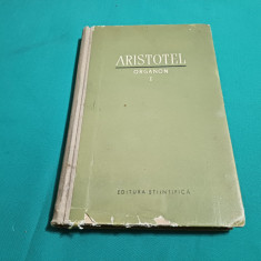 ARISTOTEL /ORGANON *VOL. I / 1957