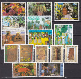 Polinezia 1983,84,85/86 arta traditii 6 serii complete MNH, Nestampilat