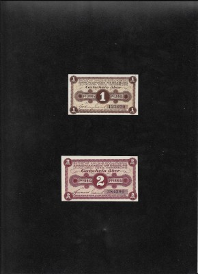 Rar! Set Notgeld 1 + 2 pf Merseburg foto