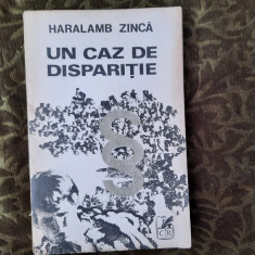 UN CAZ DE DISPARITIE - HARALAMB ZINCA RF22/0