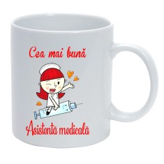 Cana personalizata Cea mai buna asistenta medicala