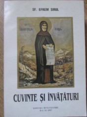 CUVINTE SI INVATATURI VOL.1-SFANTUL EFREM SIRUL-234669