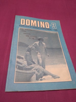 REVISTA DOMINO - 3 1985 NOU NICI UN REBUS CPMPLETAT foto