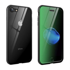 Husa iPhone 7 / 8 Acoperire Completa 360 De Grade Magnetica Neagra foto