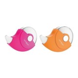 Radiera Keyroad Comma KR970537, rola, 65x46x20mm, diverse culori, 2 functii, protectie, pe blister