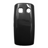Husa silicon negru lucios pentru Nokia 500