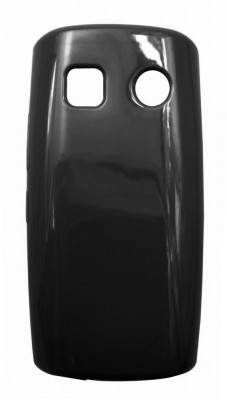 Husa silicon negru lucios pentru Nokia 500 foto