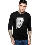 Bluza barbati neagra - Dali - Portret - XL