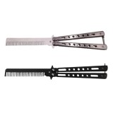 Set doua briceaguri fluture de antrenament DEPOX&reg;, Stylish Butterfly, otel inoxidabil