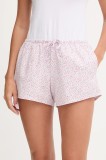 Hollister Co. pantaloni scurți de pijama din bumbac culoarea roz, bumbac, KI346-5076