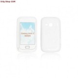 Husa Silicon S-Line Samsung Galaxy Mini 2 S6500 - Alb, Protectie Premium