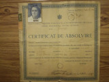 1947, Certif absolvire scoala ucenici CROITORIE la CONSTANTA, Stuparu Aurelia