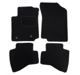 Set covorase auto mocheta velur Peugeot 108, 06.2014-, negru, A-Series