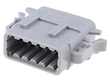 Conector cablu-cablu ATM 12 PIN gri IP67