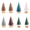 Brazi Decorativi de Crăciun, Model Glitter, 10 cm, Multicolor, Set 8 Bucăți, Oem