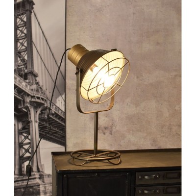 Lampa industriala de masa cu un bec Edison GMF004 foto