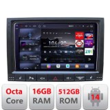 Navigatie VW Touareg 2004-2010 8 core QLED 2K 16+512 360 Android Waze USB Navigatie Internet Youtube Radio Edotec CarStore Technology
