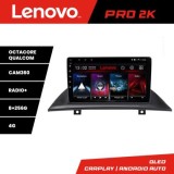 Navigatie BMW X3 2004-2012 Lenovo Kit-083 8 core QLED 2K 8+256 360 Android Waze USB Navigatie Internet Youtube Radio CarStore Technology