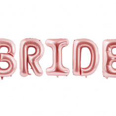 Balon folie Bride, 280x86cm, Rose gold