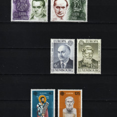 Timbre Spania, Luxemburg, Cipru, 1980 - Personalităţi 3 serii - MNH - CEPT