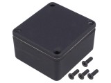 Carcasă Universală Aluminiu Negru 55x60x35mm