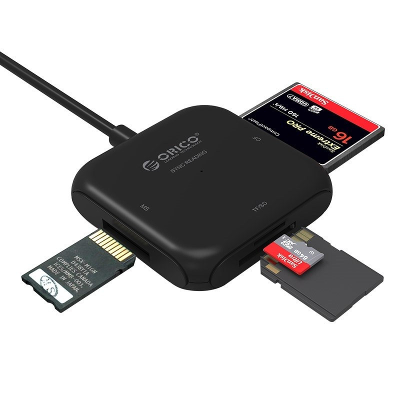 ORICO Cititor card de memorie cu USB 3.0 pt micro SD / SD / Compact Flash /  MS | Okazii.ro