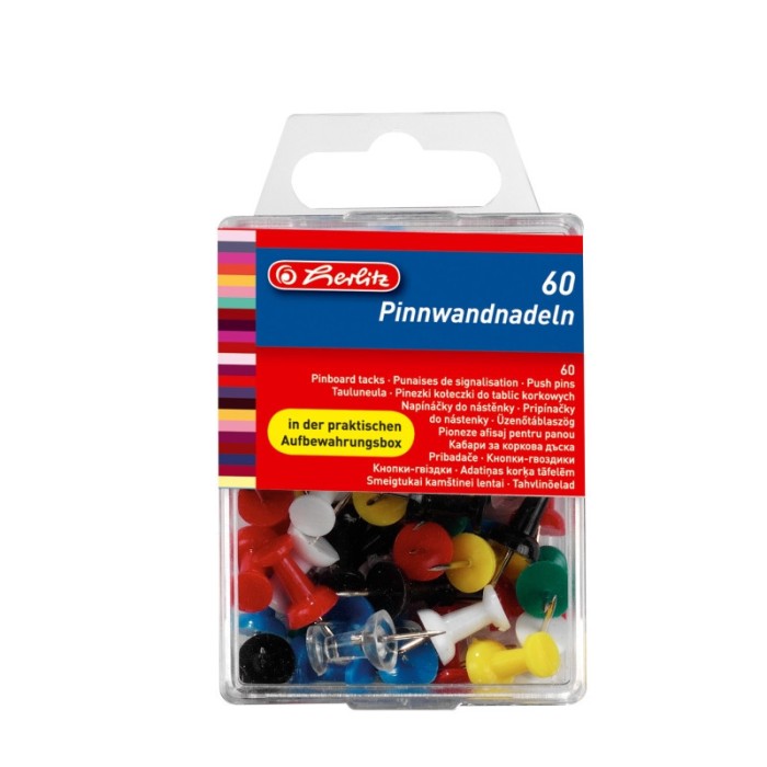Pioneze Afisaj Pt Panou 60bucati/Cutie