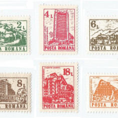 |Romania, LP 1266/1991, Hoteluri si cabane (uzuale III), MNH