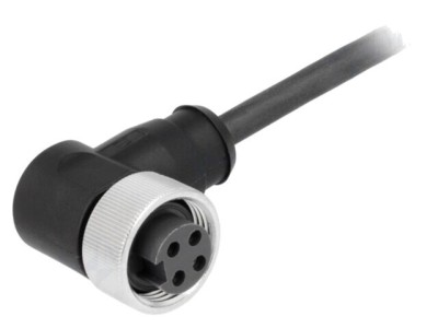 Conector HARTING 7/8 mufă 4 pini 90&amp;deg; cu cablu 10m foto