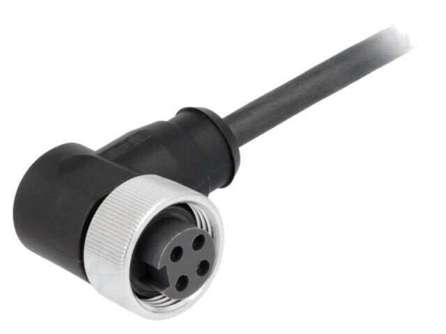 Conector HARTING 7/8 mufă 4 pini 90&deg; cu cablu 10m