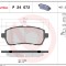 BREMBO P 24 072 PRIME LINE set placute frana,frana disc
