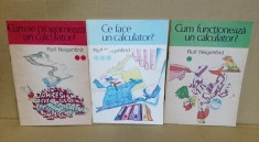 3 brosuri educative, despre calculatoare, pentru copii, de Rulf Neigenfind (PC, IT, computere, calculator, programare, educational)