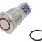 Comutator Anti-Vandalism DPDT 3A 250VAC IP67 Roșu