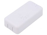 Carcasă ABS Universală Albă 40x80x20mm