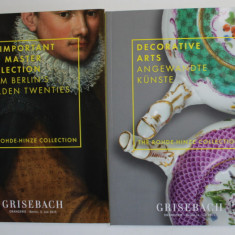 GRISEBACH , CATALOG DE LICITATIE , AN IMPORTANT OLD MASTER COLLECTION FROM BERLIN 'S GOLDEN TWENTIES / DECORATIVE ARTS ANGEWANDTE KUNSTE , THE RHONDE