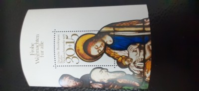 Berlin West-Craciun 1978 ,figuri religie,arta,pictura- colita nestampilata-MNH (W1) foto