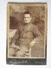 Rară! Fotografie pe carton 122 x 82 mm militar Aus-Hun,S.Karoly-Orșova cca.1910