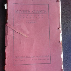 Revista clasica Orpheus Favonius nr.2-3/1930