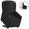 VidaXL Fotoliu rabatabil cu ridicare pe verticală, negru, textil 3303196